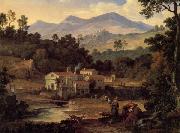 Joseph Anton Koch The Monastery of St.Francis in the Sabine Hills,Rome china oil painting reproduction